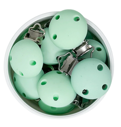 broche de silicona menta 30mm - comprar online