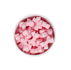 Mini mordillo moño rosa cuarzo 28x22mm - comprar online