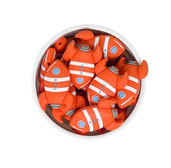 Mini mordillo cohete naranja 37x25mm - comprar online