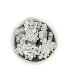 Mini mordillo gatita gris - comprar online