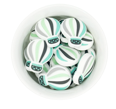 mini mordillo globo verde 28x22mm - comprar online