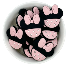 Mini mordillo minnie rosa pastel 30mm - comprar online