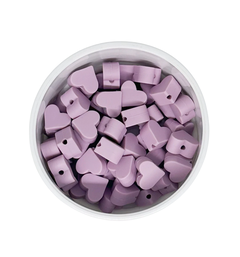 Mini mordillo corazon lila 12mm - comprar online