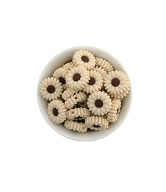 Mini mordillo margarita beige 20mm - comprar online