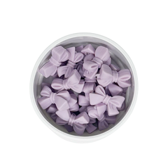 Mini mordillo moño lila 28x22mm - comprar online