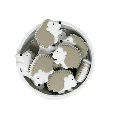 Mini mordillo puercoespin gris 25x32mm - comprar online