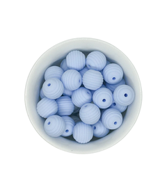 Bolita 15mm rayada celeste - comprar online