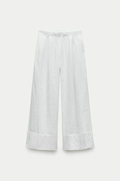 Pantalon ZARA 100% lino M - comprar online