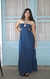 Vestido Maria longo azul petróleo - MALOVI