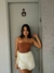 Body tomara que caia marrom