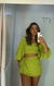 Cropped Anne verde pistache - comprar online