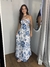 Vestido Maria estampa tropical blue - MALOVI