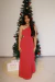 Imagem do Vestido frente losango longo vermelho (christmas season)