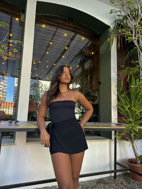 Body tomara que caia preto