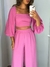 Pantalona sem fendas rosa flamingo - comprar online