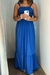 Vestido Lótus azul royal - comprar online