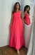 Vestido Lótus rosa chiclete