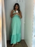 Vestido Lótus verde menta