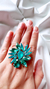 Anillo Tiana green
