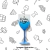 Taça de Vinho Degradê - comprar online