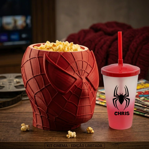 Kit Cinema Homem-Aranha 3D