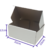 Caixa de Papelão BRANCA 32x22x12cm - loja online