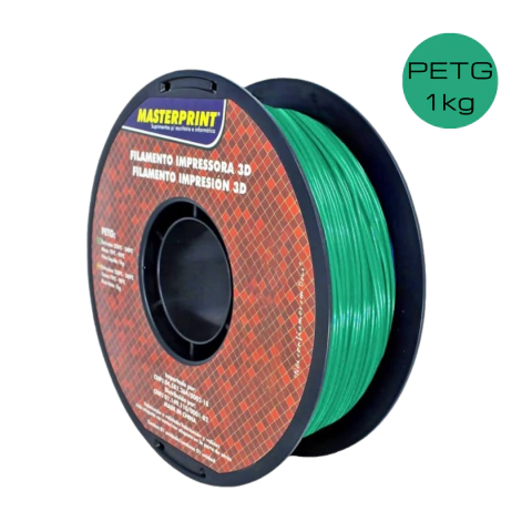 Filamento PETG Verde 1kg - Master Print 1.75mm