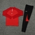 Conjunto Nike Dri-Fit Jaqueta + Calça - Black/Red - comprar online