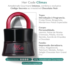 Her Code Clímax Eau de Parfum 50ml - Um Toque Gentil
