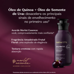 Loção Nutritiva Desod Nativa Spa Uva Merlot 400ml - comprar online