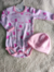 Body mangas largas c/ gorrito polar