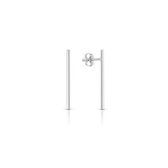 Brinco de Prata Barrinha 17mm