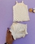 Conjunto Babadinhos Merengue (Regatinha + Bloomer) na internet
