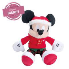 Mickey Natal com roupa xadrez 48cm (em pé)