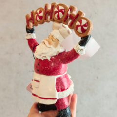 Resina Papai Noel confeiteiro Ho Ho Ho Cromus - 1014837 - comprar online