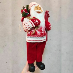 Papai Noel com casaco de lã 45cm - 50561001 - comprar online