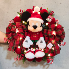 Guirlanda de Natal 58cm com Mickey e leds - comprar online