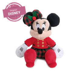 Minnie Natal com roupa xadrez 48cm (em pé)