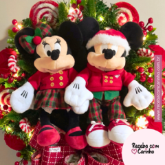 Guirlanda de Natal Minnie e Mickey com 50cm e leds - comprar online