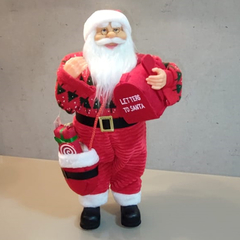 Papai Noel 60cm com caixa de correio Santa Claus - 47707001