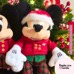 Guirlanda de Natal Minnie e Mickey com 50cm e leds - loja online