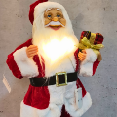 Papai Noel 40cm com barba iluminada - 52162001 na internet