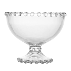 Cj 6 taças de sobremesa de cristal bolinhas Pearl 11cm x 9cm - Wolff (28390) - Loja Receba com Carinho