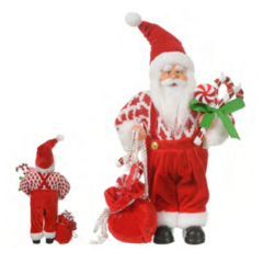 Papai Noel 30cm candy com doces (47705001)