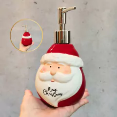 Saboneteira de Natal Papai Noel Merry Christmas (50299001)