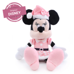 Minnie Natal rosa claro 40cm (em pé)