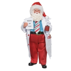 Resina Papai Noel Médico colecionável 27,5cm (47856001) - comprar online