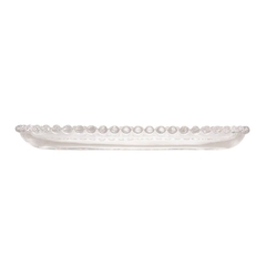 Travessa oval de cristal bolinhas Pearl 24cm x 12cm x 2cm - Wolff (28386) - comprar online