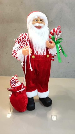 Papai Noel 60cm com doces - 47702001 na internet