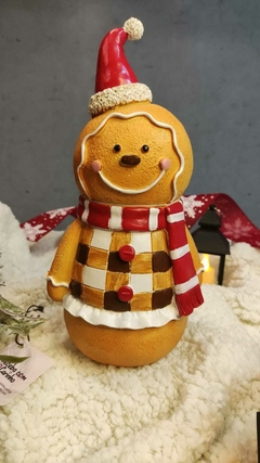 Resina de Natal Gingerbread menina 27cm (49373001) - comprar online